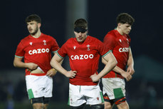 Wales players dejected after the game 10/3/2023