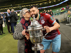 David Webster celebrates with his grandmother 10/11/2024