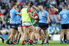 Tempers flare between Aidan O’Shea and Philly McMahon 14/8/2021