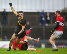 David Shaw celebrates scoring a goal 27/10/2024