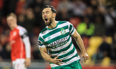 Richie Towell celebrates scoring a penalty 15/5/2023 