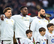 Henry Slade, Maro Itoje and Ellis Genge 9/11/2024