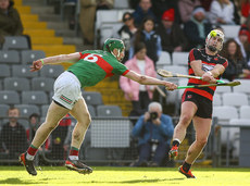 Brian McGrath blocks Dessie Hutchinson 17/11/2024