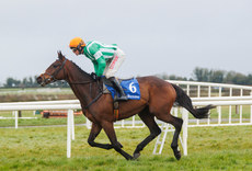 Danny Mullins onboard Macdermott during the race 1/4/2024
