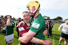 Noel Conaty celebrates after the game with Aaron Craig 21/5/2023 