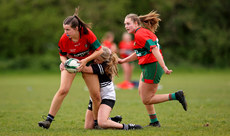 A view of action between Newbride vs Colaiste Muire  24/4/2024