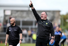 Aidan O'Rourke shouts instructions towards the end of the match 20/5/2023