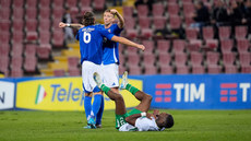 Daniele Ghilardi and Nicolò Bertola celebrate after the game 15/10/2024