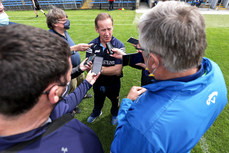 Colm Collins spikes to the media after the game 13/6/2021