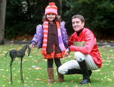 Barry Geraghty with his daughter Siofra 9/11/2010