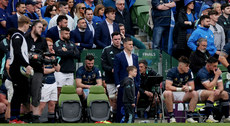 Robbie Henshaw, Johnny Sexton, James Ryan, Dan Sheehan and Ronan Kelleher dejected after the game 20/5/2023