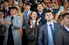 Racegoers celebrate 10/4/2023
