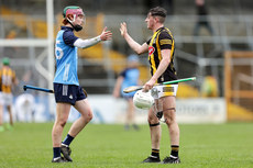 Diarmuid O Dulaing shakes hands with Cian Kenny 12/3/2023