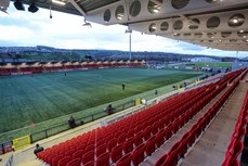 A view of the Ryan McBride Brandywell Stadium ahead of the game 17/3/2023