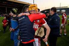 Ben O'Connor celebrates after the game with Ross O'Sullivan 15/5/2023 