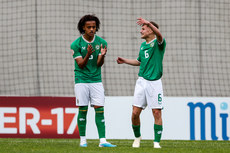 Jake Grante and Danny McGrath dejected after Poland scored their fifth goal 17/5/2023 