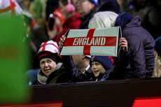 An England supporter at the game 10/3/2023