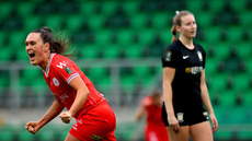 Jess Gargan celebrates scoring her side’s third goal 20/10/2024 