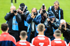 A group of photographers take the Cork team photo 21/5/2023 