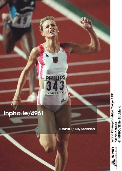 World Championships Tokyo 1991 Katrin Krabbe © INP - 4961 | Inpho