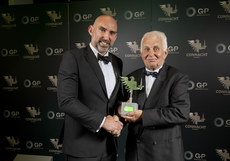 Lifetime Contribution to Rugby winner Daithí Frawley presented by John Muldoon at the awards night 20/5/2023 