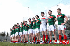 Mayo stand for the national anthem 25/3/2018