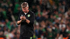Stephen Kenny dejected after the game 10/9/2023