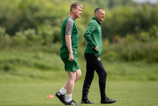 Stephen Kenny with Jim Crawford 28/5/2019