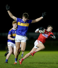 Colm Barrett is tackled by Steven O'Brien 2/1/2020