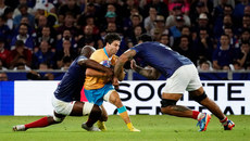 Romain Taofifenua collides with Santiago Arata which resulted in a yellow card to be reviewed in the bunker 14/9/2023