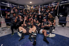 The Hollywoodbets Sharks celebrate winning the European Rugby Challenge Cup 24/5/2024