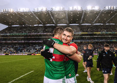 Aidan O’Shea celebrates with his brother Conor O'Shea 14/8/2021