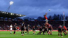 A view of a lineout 3/2/2024