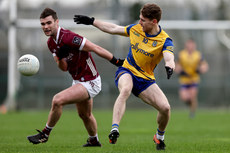 Cian Connolly competes for the ball 4/2/2024