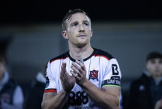 John Mountney applauds the fans after the game 27/10/2024