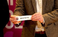 Bohemian FC are drawn out 18/5/2023 