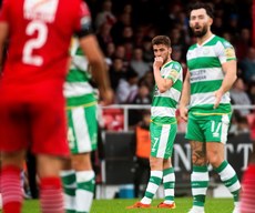 Dylan Watts lines up a free kick 28/6/2024