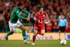 Cyrus Christie and Joe Allen 16/10/2018