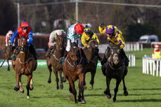 Danny Mullins onboard Il Etait Temps (right) edges out Jack Kennedy onboard Found A Fifty to win 3/2/2024