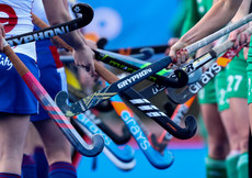 A view of players with hockey sticks 14/3/2021