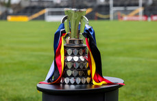 A view of the Dr. Harty Cup ahead of the game 3/2/2024