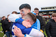 Eoghan Doughan celebrates winning with fans 3/2/2024