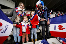 France fans ahead of the game 27/4/2024