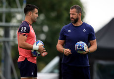 Conor Murray and Andy Farrell 13/9/2023