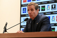 Gonzalo Quesada during the post match press conference 3/2/2024