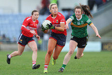 Maire O'Callaghan in action against Anna Galvin 5/2/2024