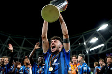 Matteo Ruggeri celebrates with the trophy 22/5/2024