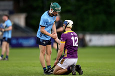 Cathal Kennedy consoles a dejected Andrew Moran after the game 8/5/2024 