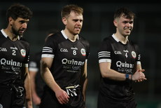 John Cooke, James Smith and Fionn Lovett after the game 9/11/2024