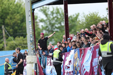 Drogheda fans during the game 6/5/2024
